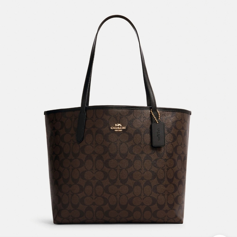 City Tote In Signature Canvas